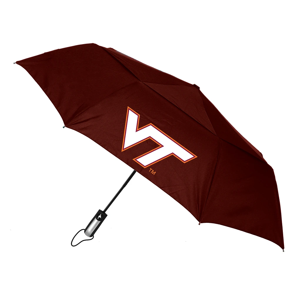 Maroon Virginia Tech Hokies Windflow Dynamo Deluxe 48" Vented Folding Umbrella