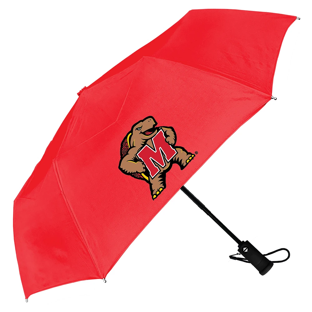 Red Maryland Terrapins The Storm Flashlight 42" Auto Open Umbrella