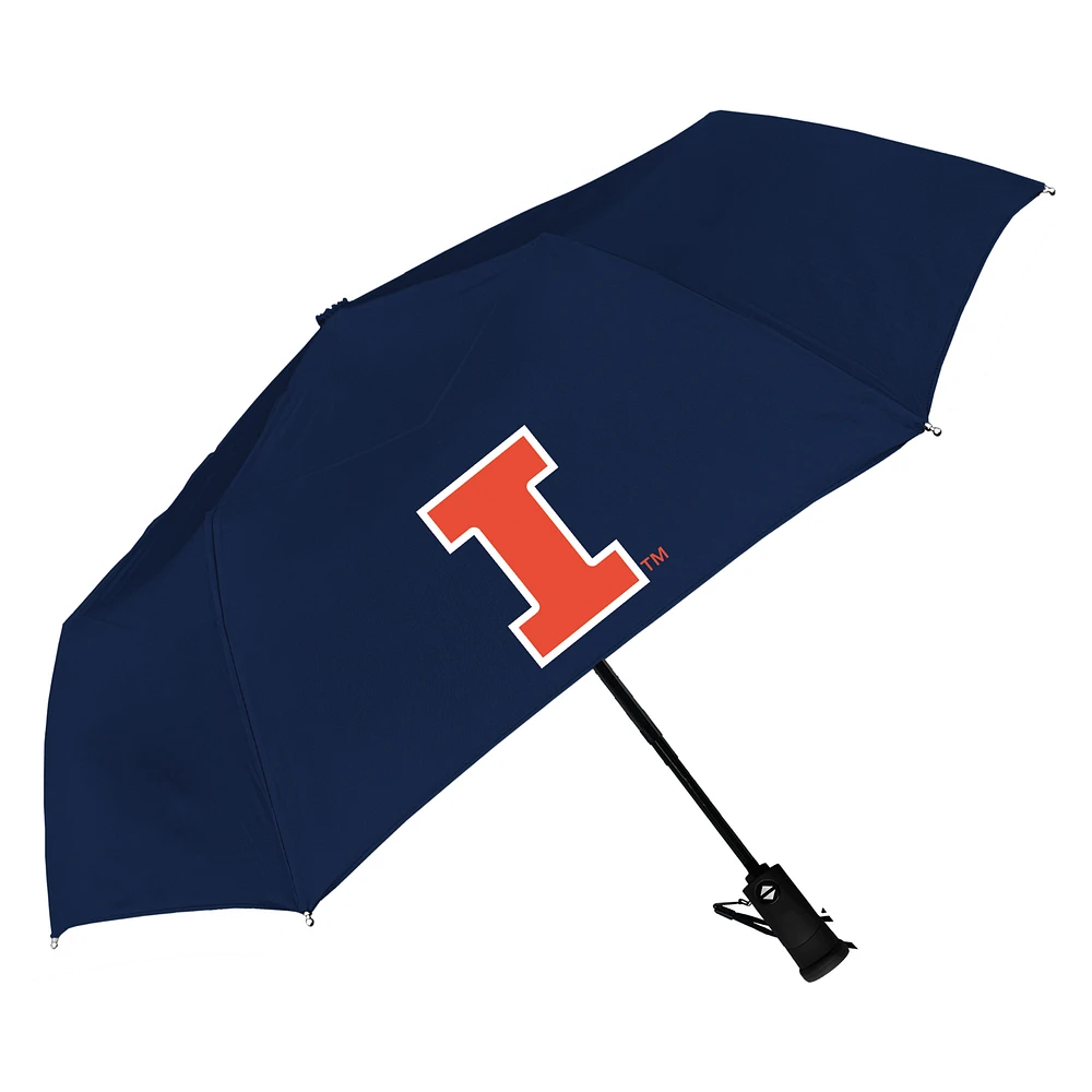 Navy Illinois Fighting Illini The Storm Flashlight 42" Auto Open Umbrella