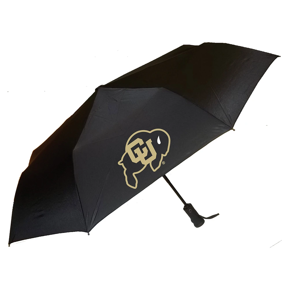 Black Colorado Buffaloes The Storm Flashlight 42" Auto Open Umbrella