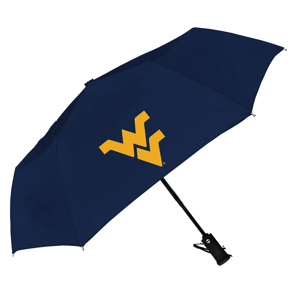 Navy West Virginia Mountaineers The Storm Flashlight 42" Auto Open Umbrella