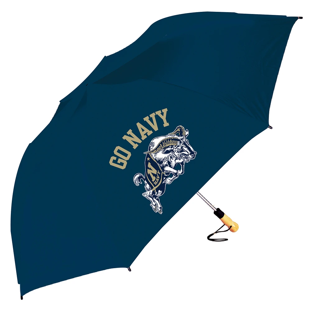 Navy Navy Midshipmen The Big Storm 58" Oversized Auto Open Folding Umbrella