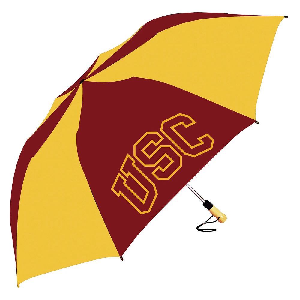 Cardinal/Gold USC Trojans The Big Storm 58" Oversized Auto Open Folding Umbrella