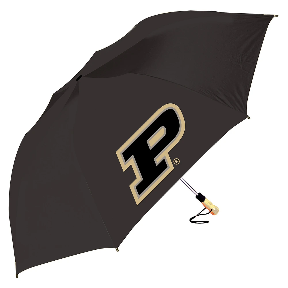 Black Purdue Boilermakers The Big Storm 58" Oversized Auto Open Folding Umbrella