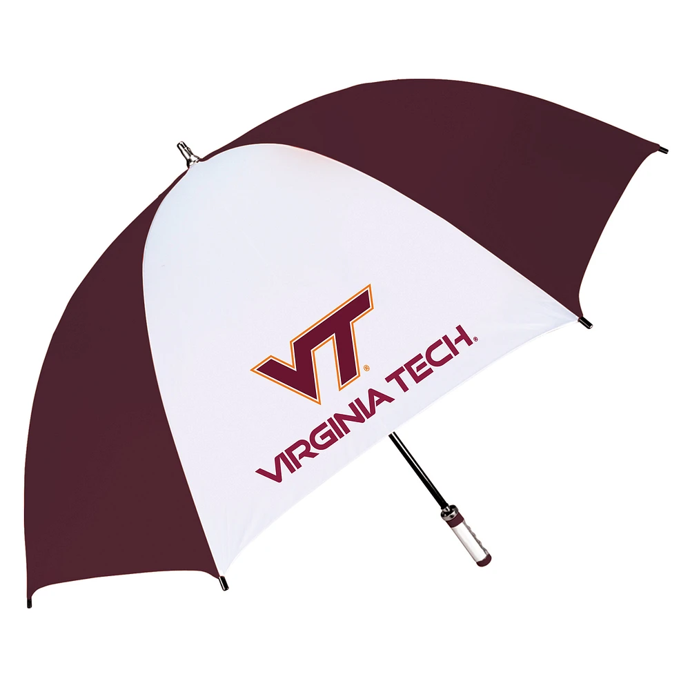 Maroon/White Virginia Tech Hokies The Birdie 62" Sporty Golf Umbrella
