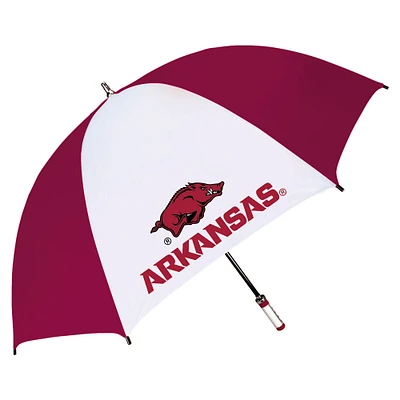 Cardinal/White Arkansas Razorbacks The Birdie 62" Sporty Golf Umbrella
