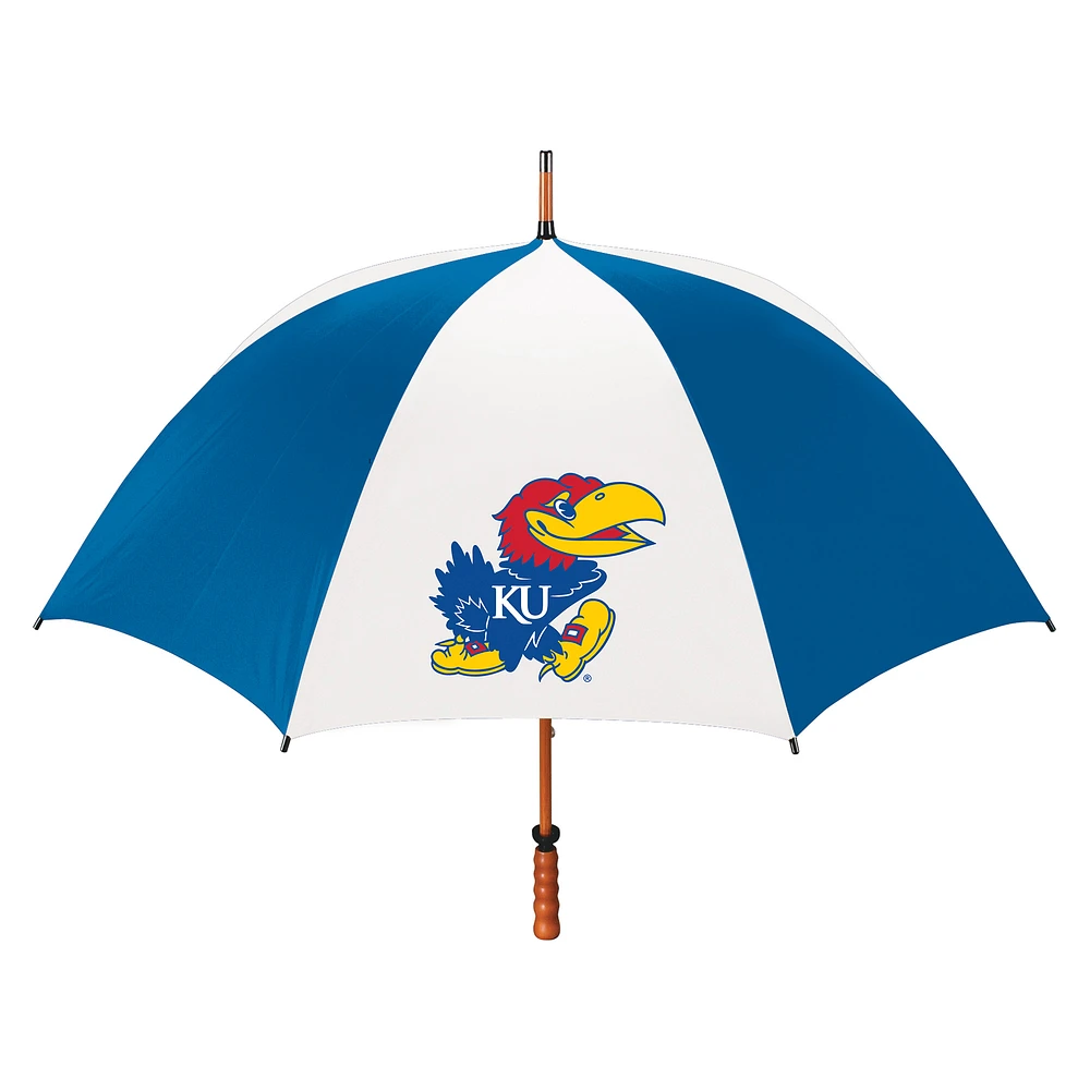 Royal/White Kansas Jayhawks The Eagle 62" Sporty Golf Umbrella