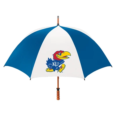 Royal/White Kansas Jayhawks The Eagle 62" Sporty Golf Umbrella