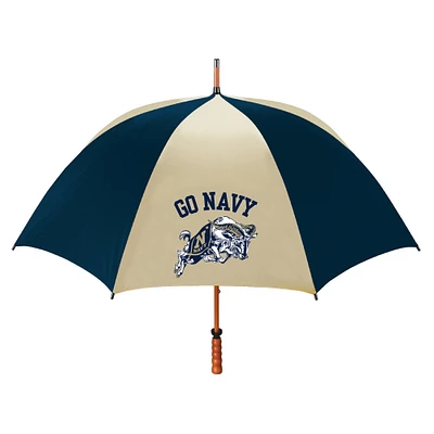 Navy/Gold Navy Midshipmen The Eagle 62" Sporty Golf Umbrella