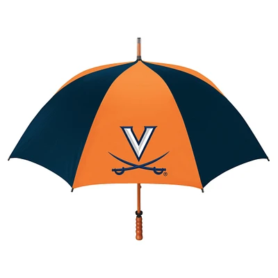 Navy/Orange Virginia Cavaliers The Eagle 62" Sporty Golf Umbrella