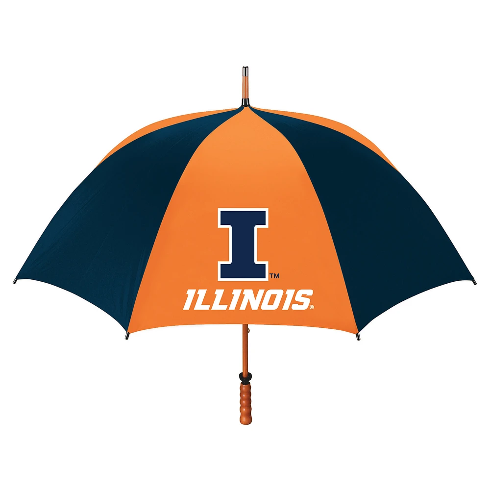Navy/Orange Illinois Fighting Illini The Eagle 62" Sporty Golf Umbrella