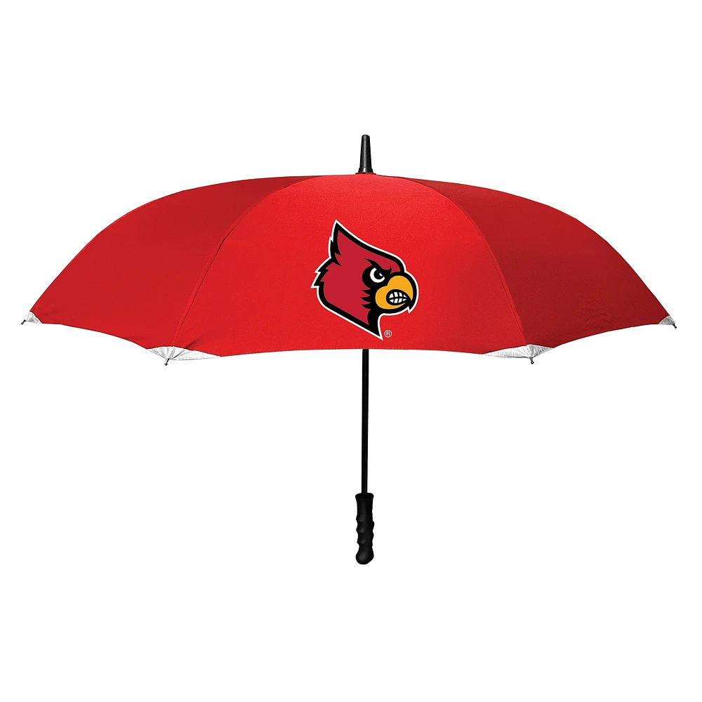 Red Louisville Cardinals 48" Deluxe Reverse Open Invertabrella