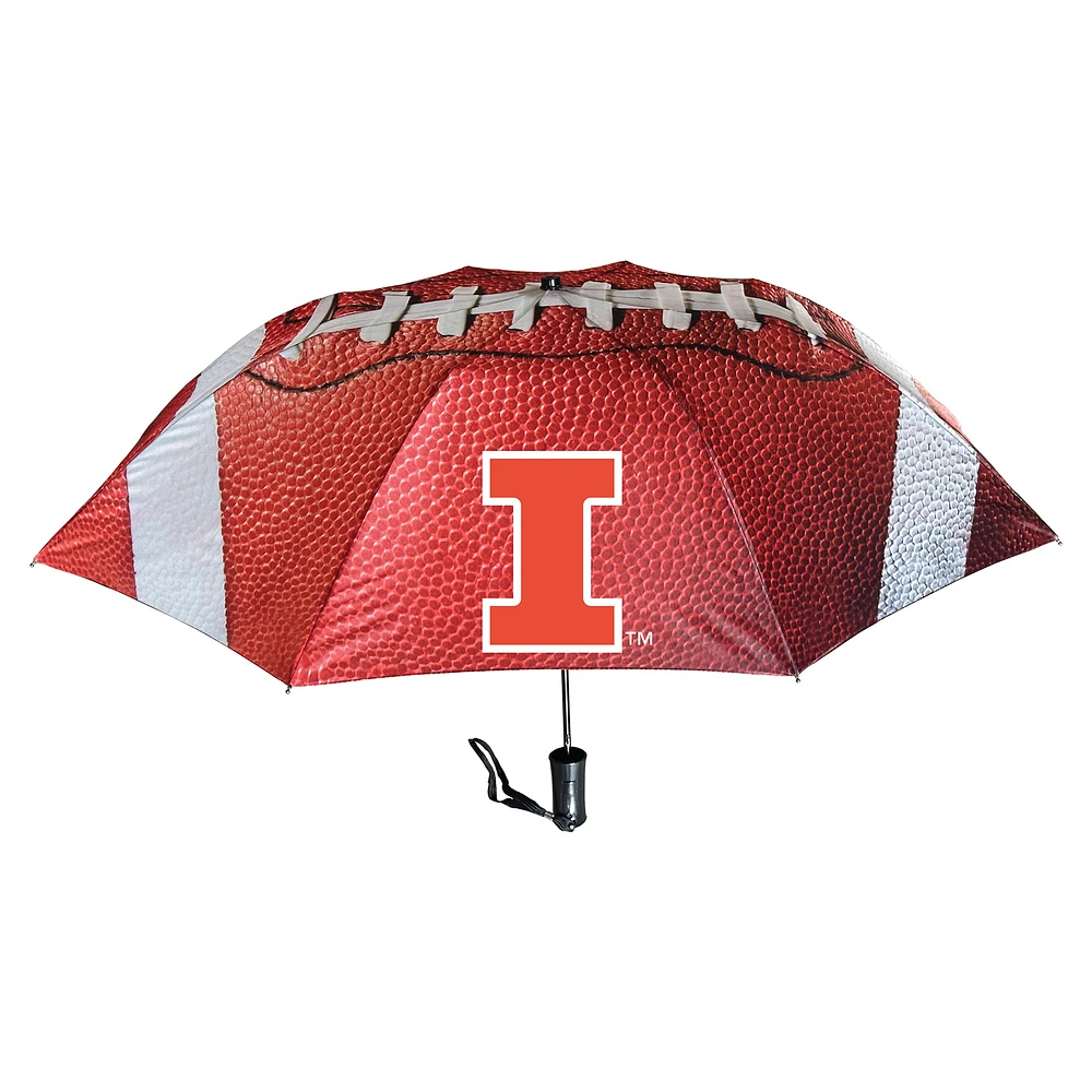 Illinois Fighting Illini 48" Football Canopy Auto-Open Folding Umbrella