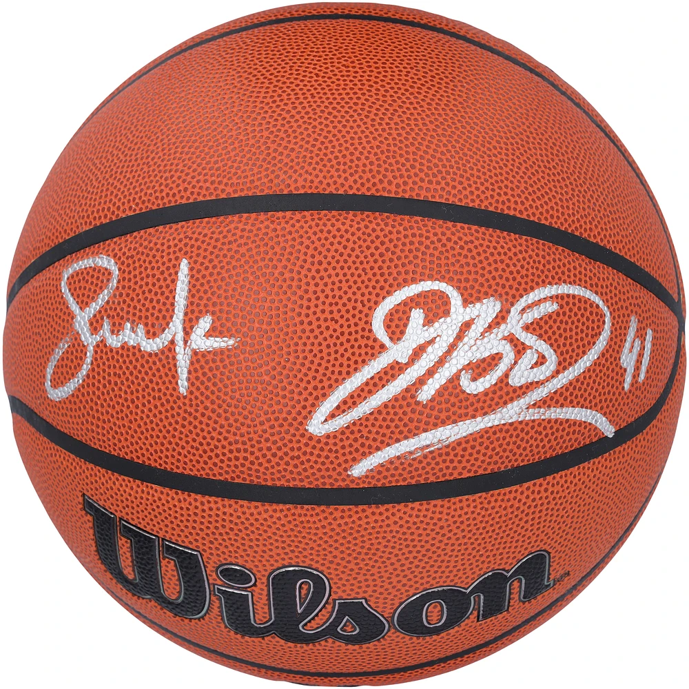 Steve Nash, Dirk Nowitzki Dallas Mavericks Autographed Wilson Authentic Series Indoor/Outdoor Basketball