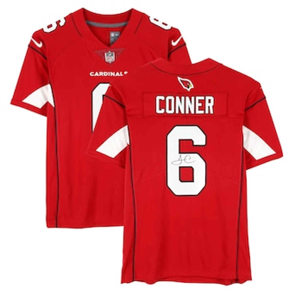 James Conner Arizona Cardinals Autographed Cardinal Nike Limited Jersey