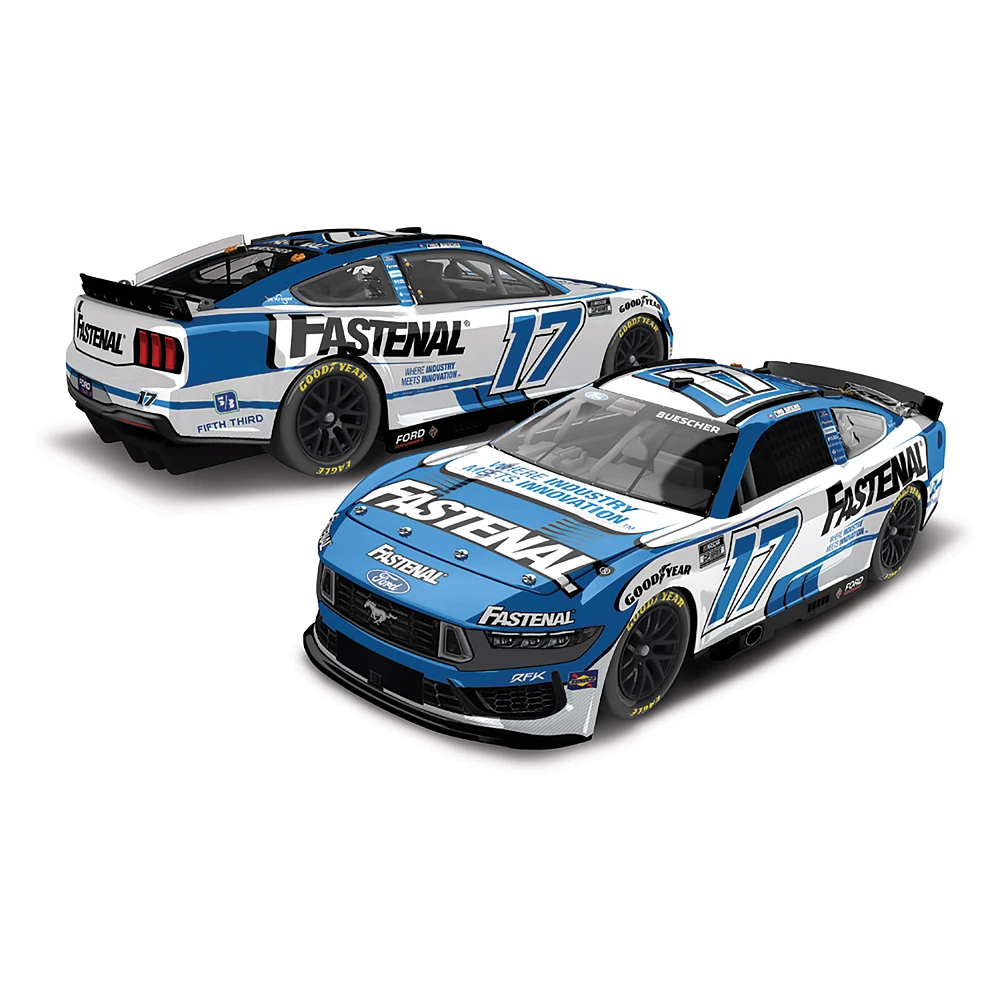 Action Racing Chris Buescher 2025 #17 Fastenal 1:24 Regular Paint Foil Die-Cast Ford Mustang