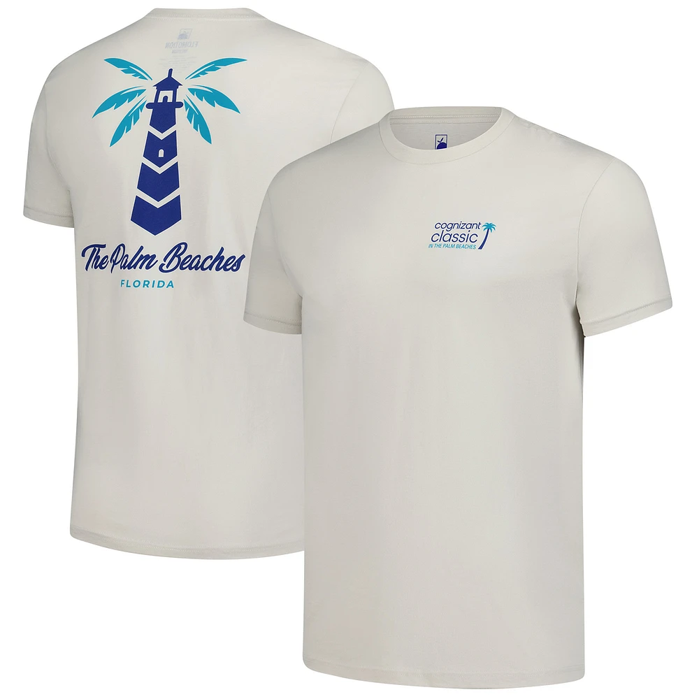 Unisex Flomotion Tan Cognizant Classic Lighthouse T-Shirt