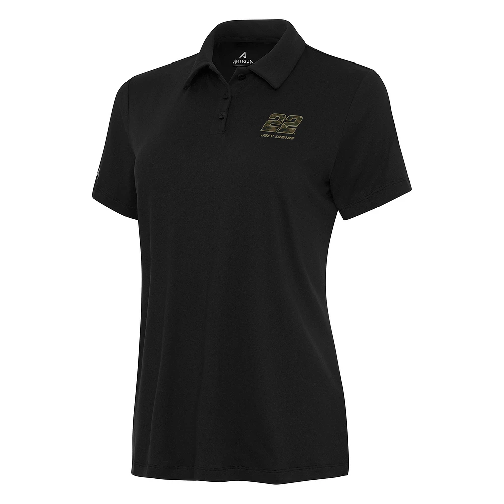 Women's Antigua Joey Logano Reprocess Polo