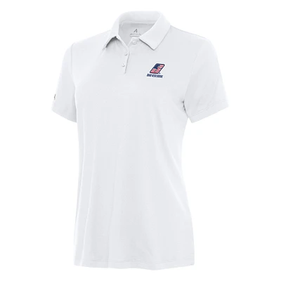 Women's Antigua White Brad Keselowski Reprocess Polo
