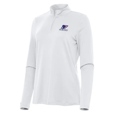 Women's Antigua Chris Buescher Reprocess Quarter-Zip Top