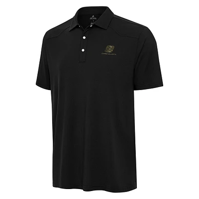 Men's Antigua Black Chase Elliott Western Polo