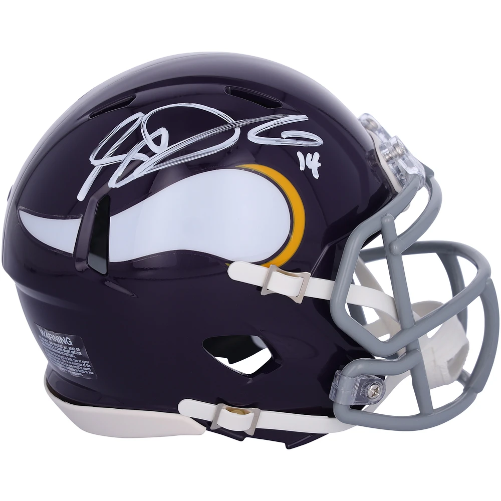Sam Darnold Minnesota Vikings Autographed Riddell 1961-1979 Throwback Speed Mini Helmet