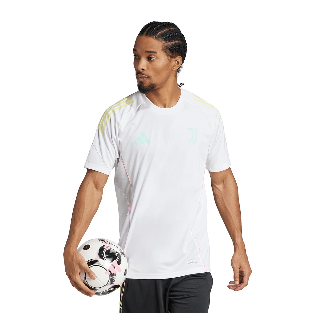 Men's adidas White Juventus 2025/26 AEROREADY Training Jersey