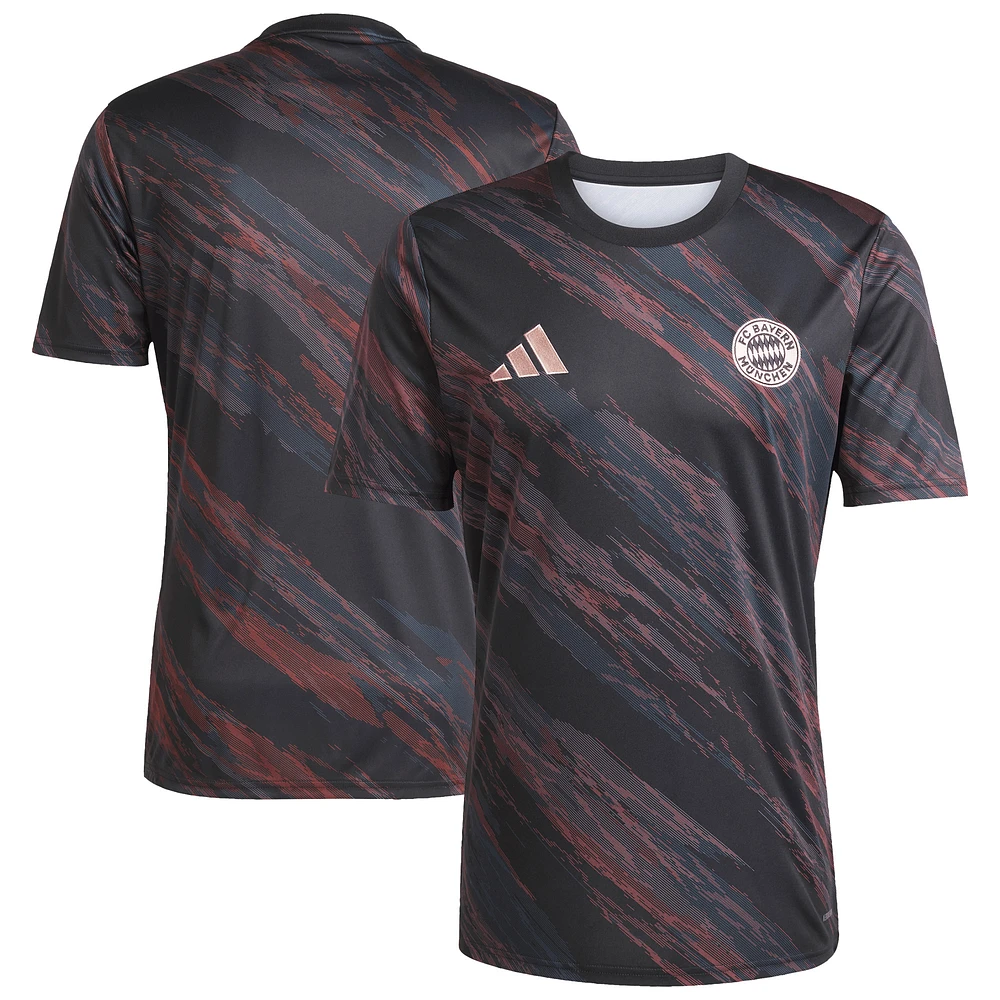 Men's adidas Black Bayern Munich 2025/26 AEROREADY Pre-Match Top