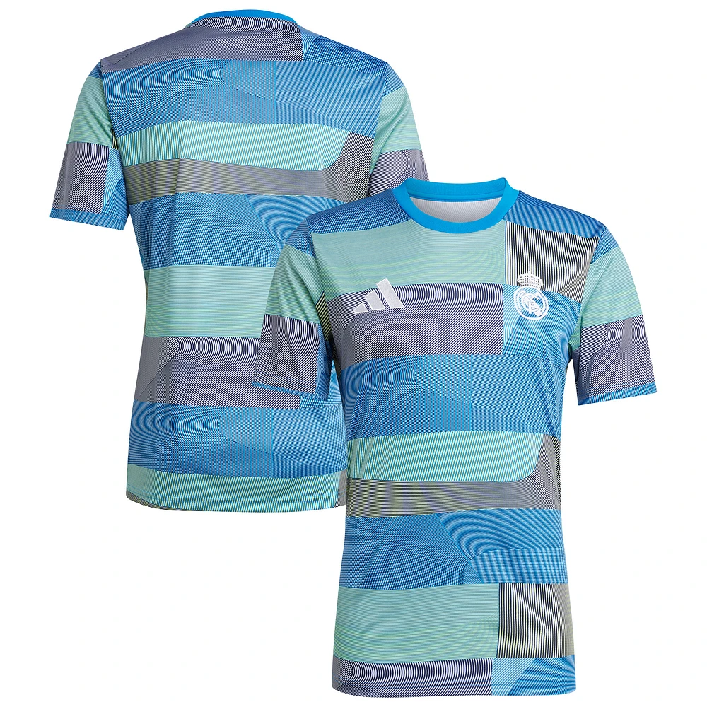 Men's adidas Blue Real Madrid 2025/26 AEROREADY Pre-Match Top