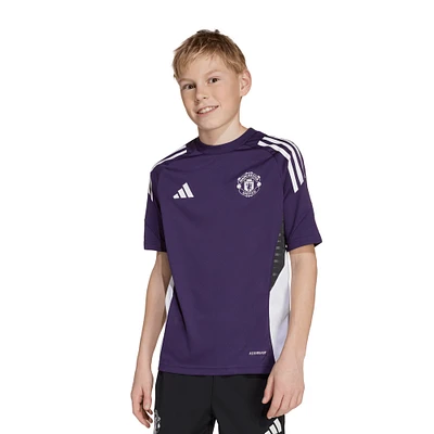 Youth adidas Purple Manchester United 2025/26 AEROREADY Training Jersey