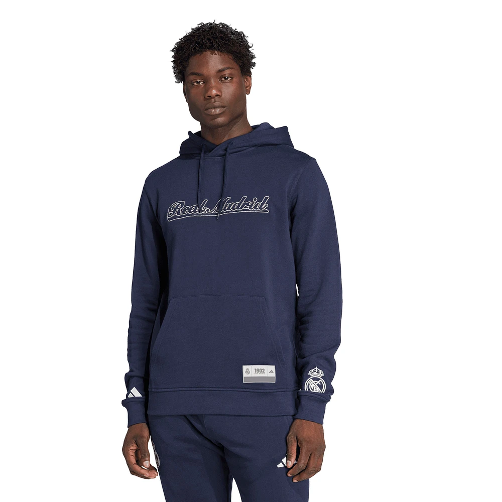 Men's adidas Navy Real Madrid US Pack Pullover Hoodie