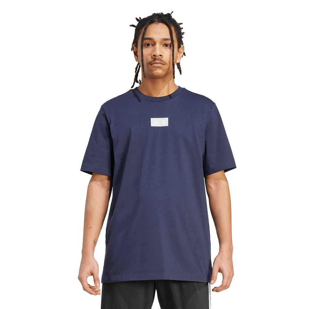Men's adidas Blue Real Madrid Jersey Hook T-Shirt