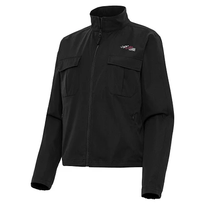 Women's Antigua Joe Gibbs Racing Even Par Full-Zip Jacket