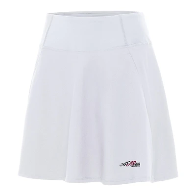 Women's Antigua White Joe Gibbs Racing Chip Skort