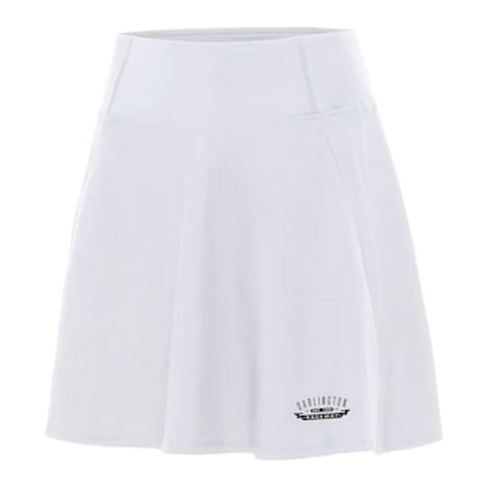 Women's Antigua White Darlington Raceway Chip Skort