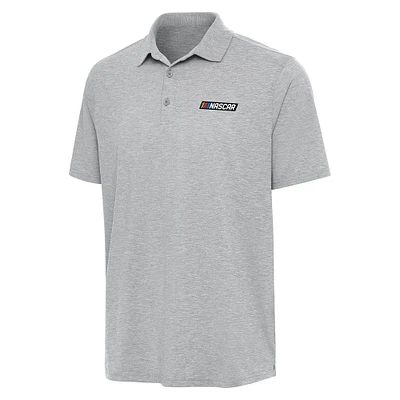 Men's Antigua Heather NASCAR Merchandise Par 3 Polo