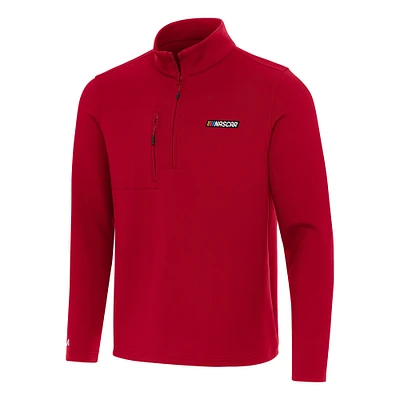Men's Antigua NASCAR Merchandise Insider Quarter-Zip Pullover Top