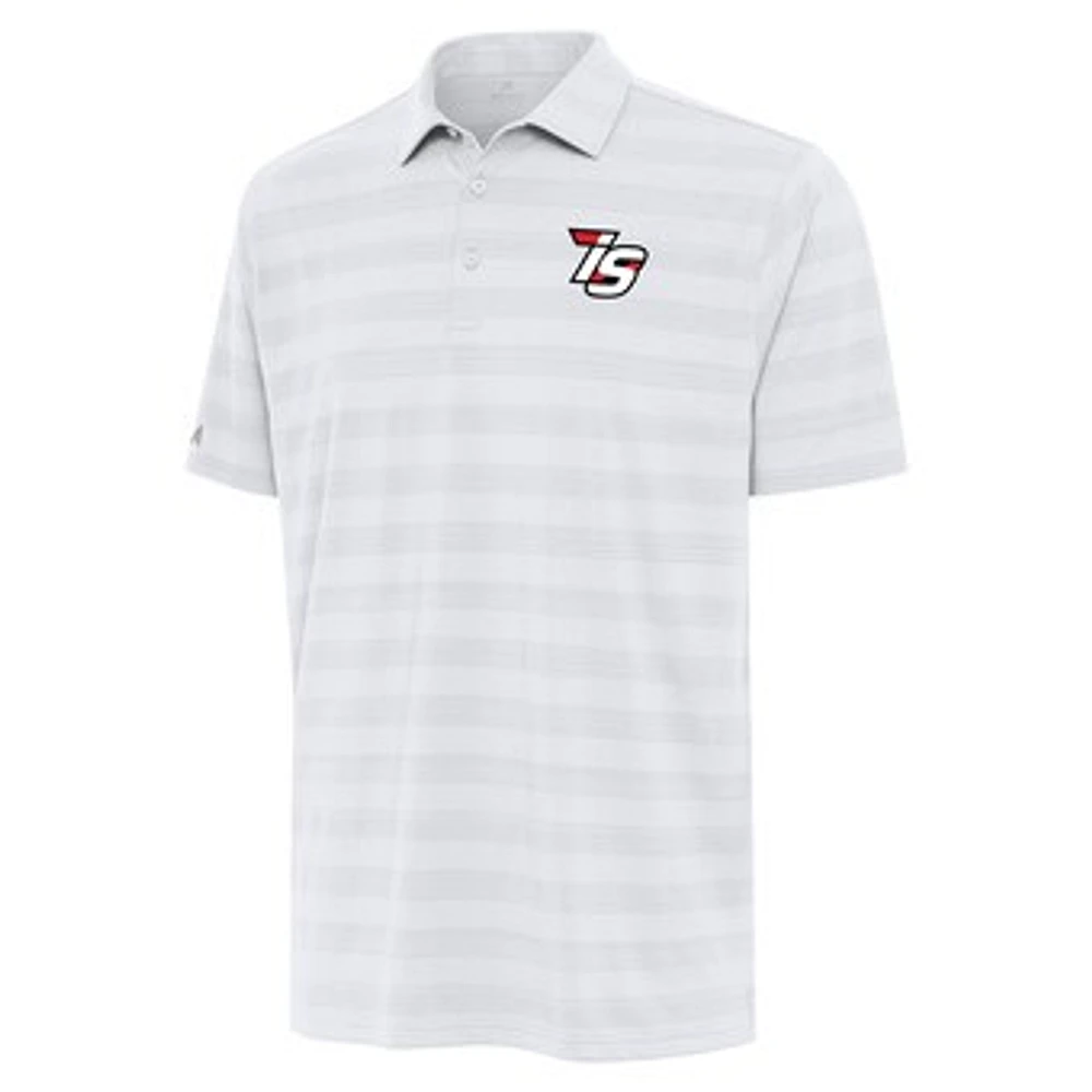Men's Antigua White Iowa Speedway Tunnel Polo