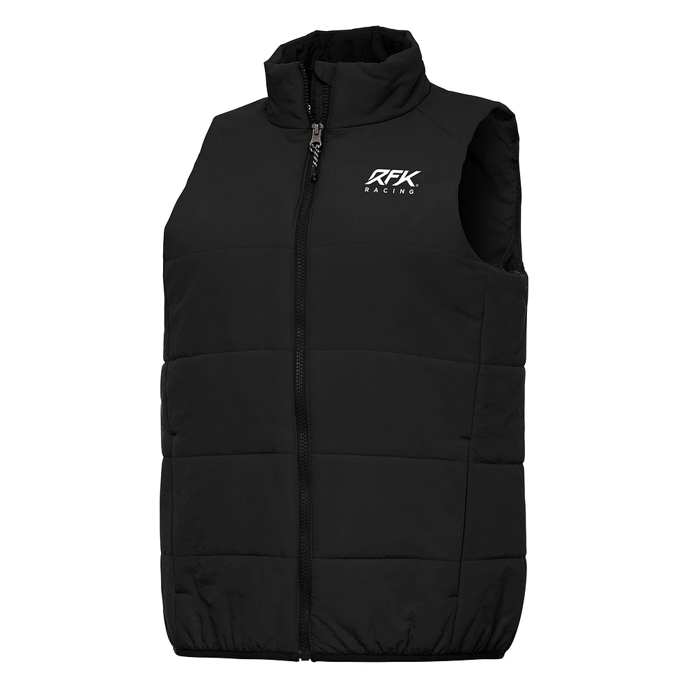 Experience Full Zip Vest Direct to Film Antigua Black Roush Fenway Keselowski Racing