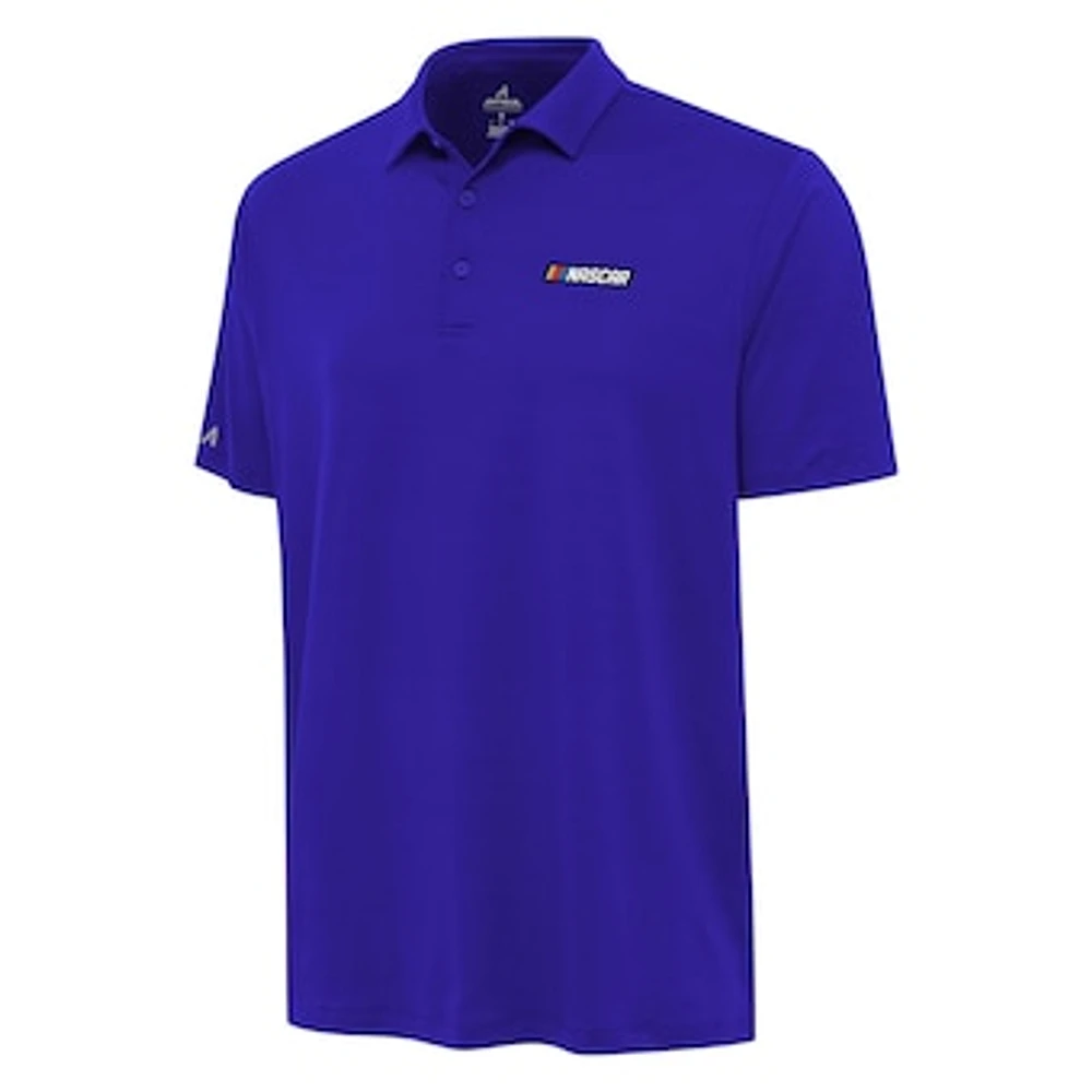 Men's Antigua Royal NASCAR Merchandise Reprocess Polo