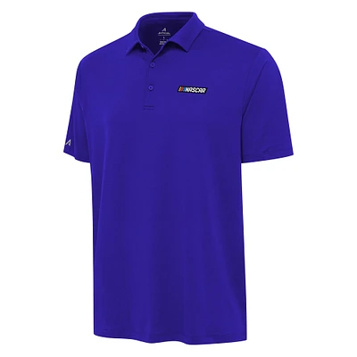 Men's Antigua Royal NASCAR Merchandise Reprocess Polo