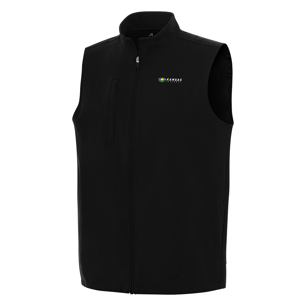 Men's Antigua Kansas Speedway Regard Full-Zip Vest