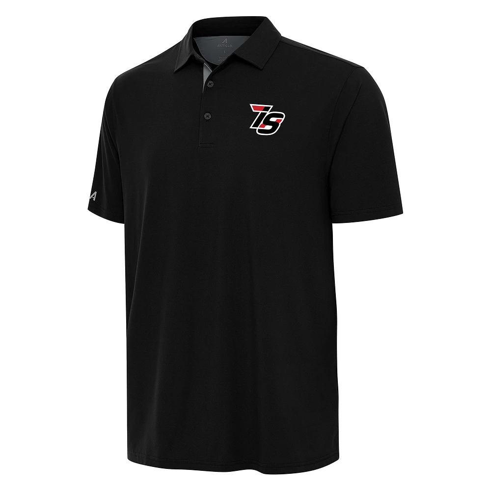 Men's Antigua Heather Gray Iowa Speedway Era Polo