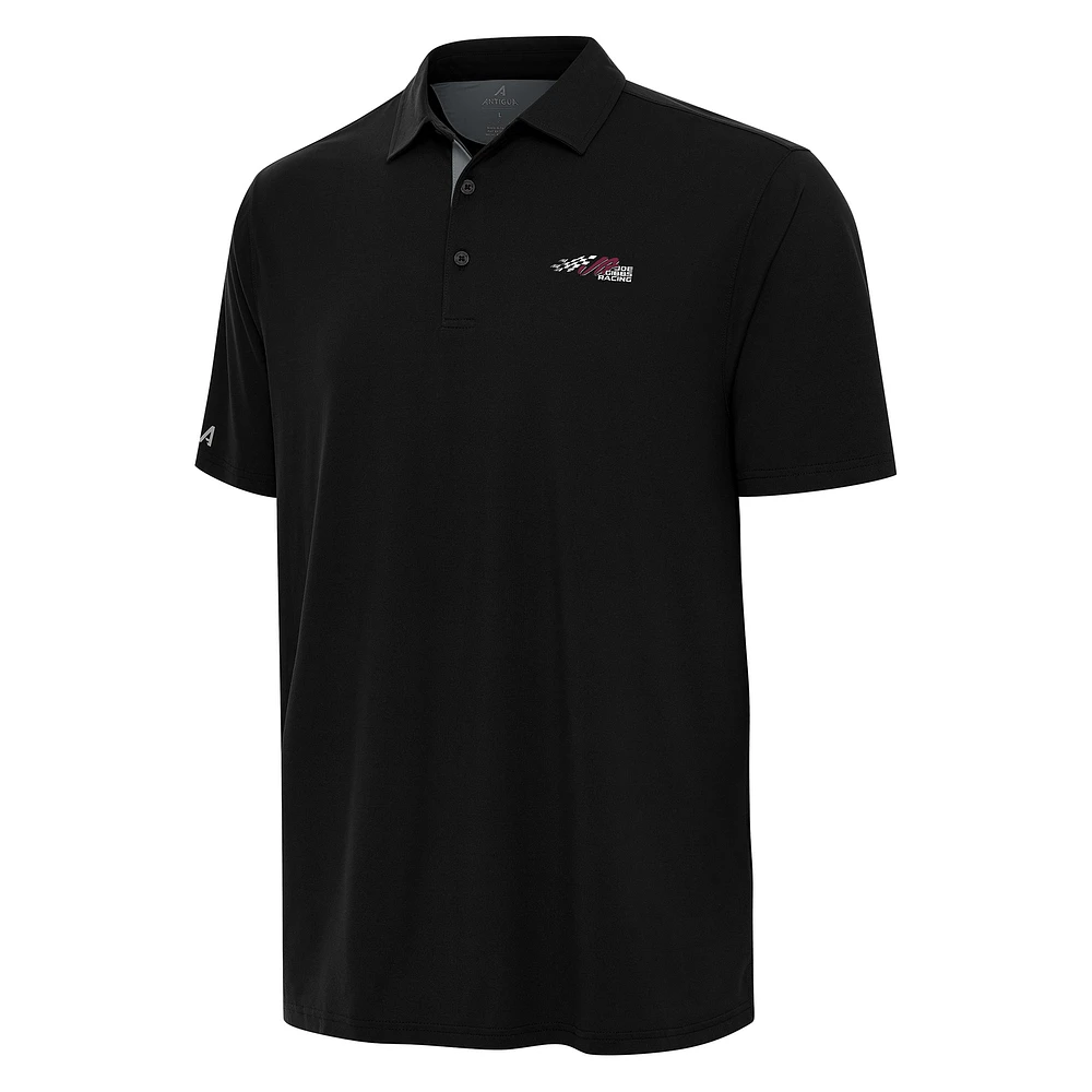 Men's Antigua Heather Gray Joe Gibbs Racing Era Polo