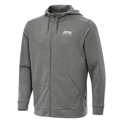 Effortless Full-Zip Hoodie Antigua Heather Roush Fenway Keselowski Racing