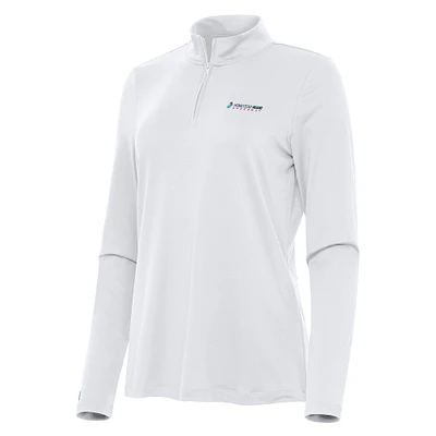 Women's Antigua Homestead-Miami Speedway Reprocess Quarter-Zip Top