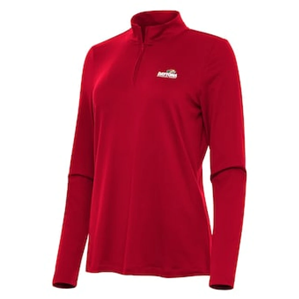 Women's Antigua Daytona International Speedway Reprocess Quarter-Zip Top