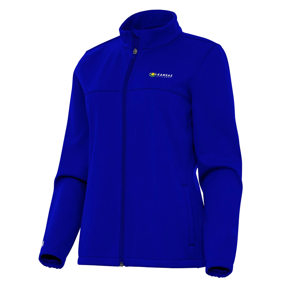 Women's Antigua Royal Kansas Speedway Links 2 Full-Zip Golf Jacket