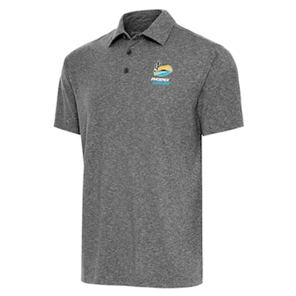 Men's Antigua Heather Phoenix Raceway Big & Tall Par 3 Polo