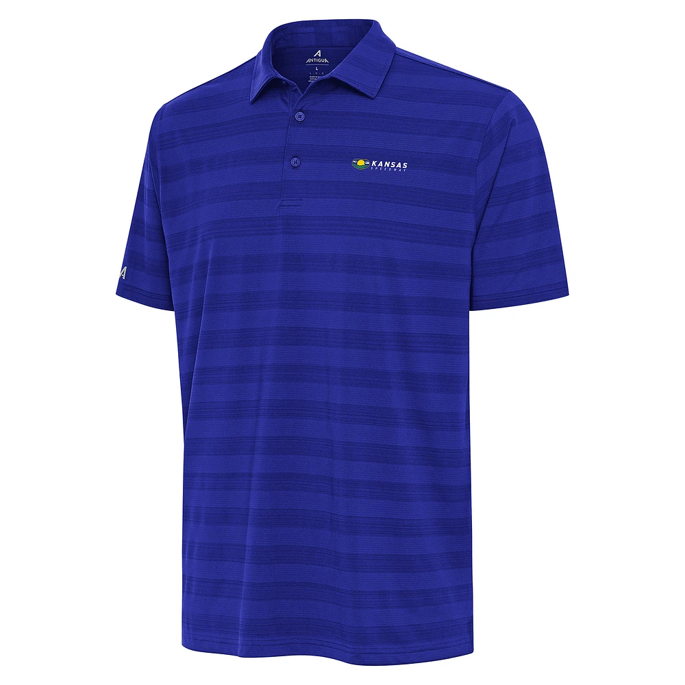 Men's Antigua Royal Kansas Speedway Big & Tall Tunnel Polo